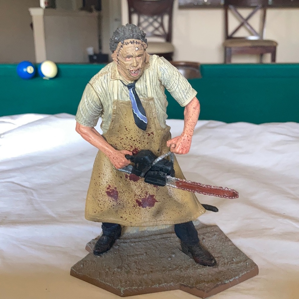 Leather face action figure